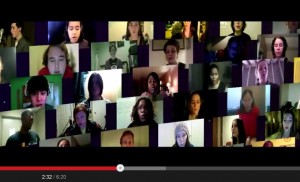 Virtual Choir screen capture